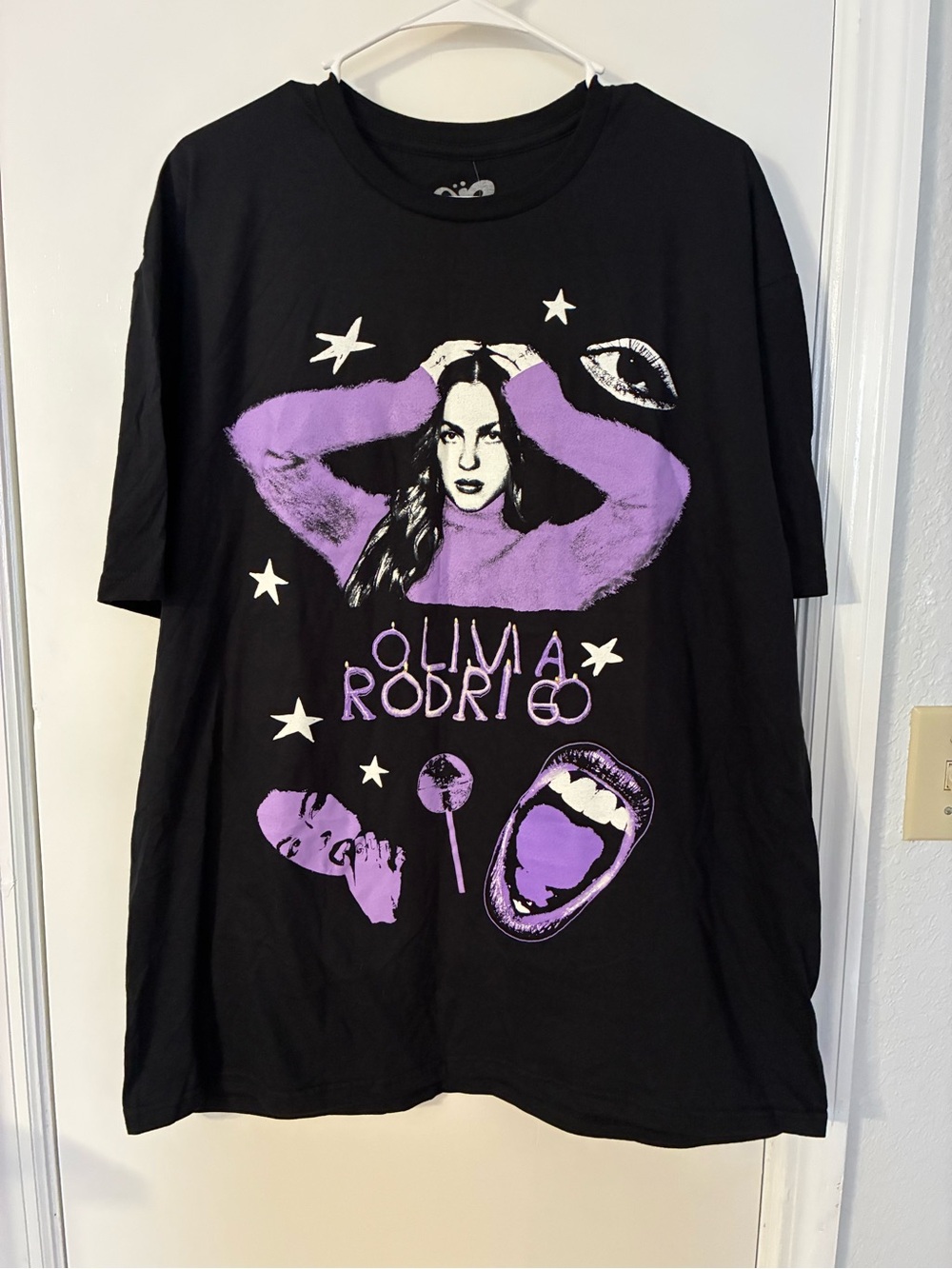 Black & Purple Olivia Rodrigo Graphic Tee
